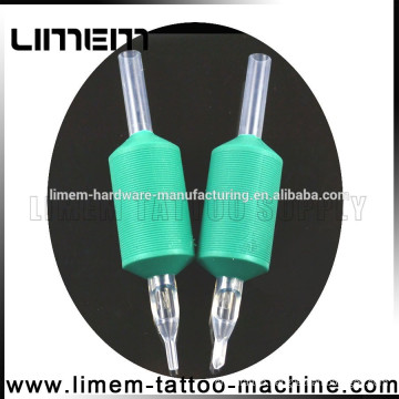 Best Sale Green 1 inch Silicone Tattoo Disposable Grip Rubber grip tube tattoo plastic grip Good Quality